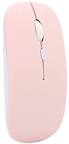 Mouse Bluetooth Wireless, Mouse Portatile Sottile Silenzioso, Mouse per Computer Regolabile a 3 Velocità 1600 DPI, Mouse Bluetooth per Mac, Laptop, Computer, Tablet, per WIN per OS per Android(Rosa)