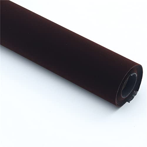 HARICSET Bastelfilz Selbstklebend 150 cm Breit Kinder Vliesstoff Stoff Filzplatten zum Filzuntersetzer Basteln Nähen DIY Patchwork(Size:1.5 * 2m,Color:Dunkelbraun)