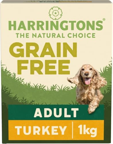 Harringtons Complete Grain Free Hypoallergenic Turkey & Sweet Potato Dry Adult Dog Food 1kg - Made with All Natural Ingredients