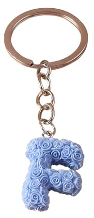 ARFUKA Schlüsselanhänger Buchstabe F Anhänger Autoschlüsselanhänger Taschenanhänger Schlüsselringe Alphabet Schlüsselbund Keychain für Geburtstag Weihnachten Valentinstag Feiertag Geschenk