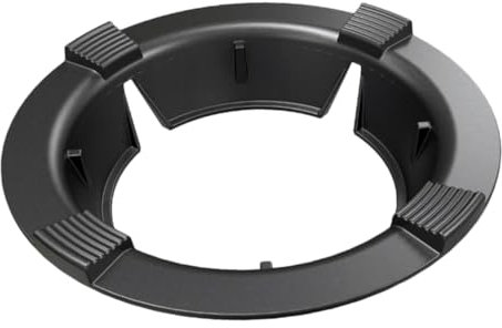 BUGUUYO Soporte para Wok De Hierro Fundido para Cocina Gas Rack Antideslizante Aberturas Accesorio para Ahorro De Gas y Cocción Rápida