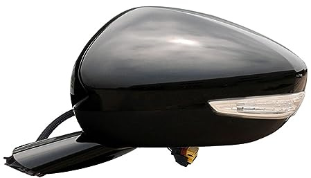 Außenspiegel für Peugeot 508 508SW 2011 2012 2013 2014 2015 8154SH 8154SJ Seitenrückspiegel, automatisch elektrisch klappbar, beheizt, Blinker, kompletter Außenspiegel (C-6-Draht Links)