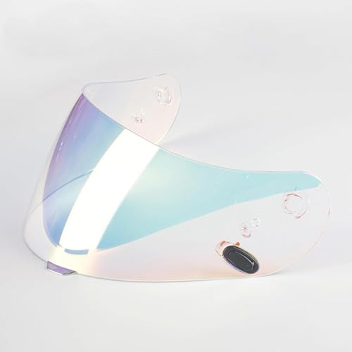 Yofab Visiere Casque Moto pour HJ-09 CL-16 CL-17 TR-1 CS-R3 CS-15 CL-St CL-SP, Casque Moto Pare-Vent Casque Lentille, Remplacement de Visière de Lentille de Casque de Bouclier de Vent de Moto