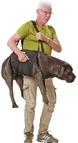 Pfaff Nature Pet® Hundetragehilfe Basic – Gehhilfe für Hunde aus Neopren, Mobilitätshilfe mit Schultergurt & Seitengriffen
