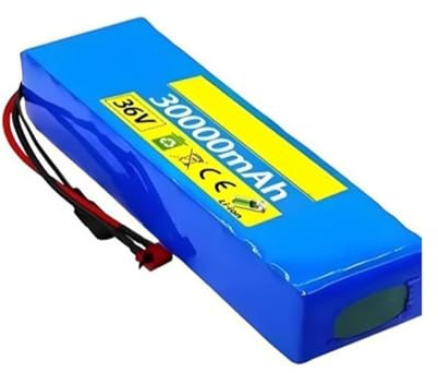36V 30Ah E-Bike-Akku 10S2P Lithium-Ionen-Akku Für Elektrofahrräder Inklusive 42V 2A Ladegerät Ersatz-Lithium-Akku Für Elektroscooter XT90