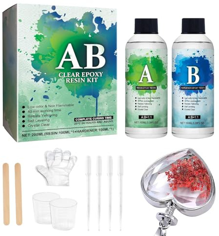 Pegamento Epóxico - Fácil de Aplicar con Adhesión Fuerte - Adhesivo Epóxico de Resina para Múltiples Propósitos - Para Hogar, Hotel, Restaurante, Apartamento, Negocios Y Alquiler