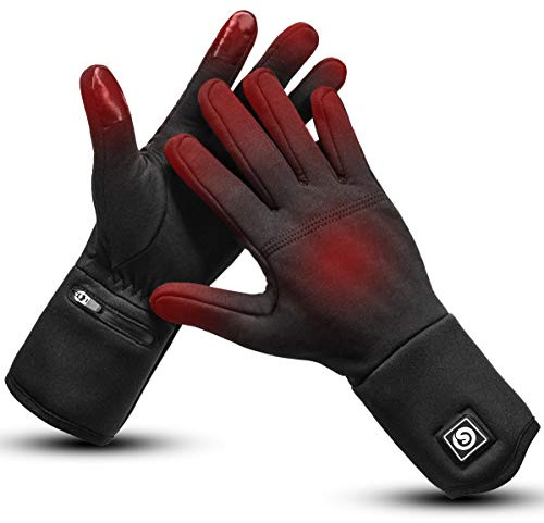 Day Wolf Guanti riscaldati, guanti da lavoro invernali per uomini e donne 7,4 V 2200 mAh motociclismo escursionismo equitazione fuoristrada sci riscaldamento mani invernale