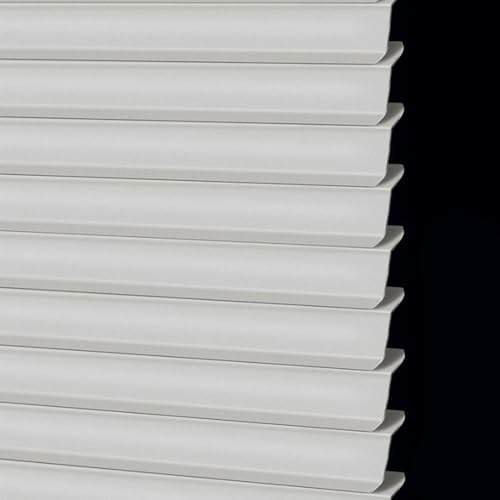 Mini persiane in alluminio a forma di L senza trapano, tende oscuranti grigie per oscuramento e controllo della luce, tende orizzontali 120 x 170 cm