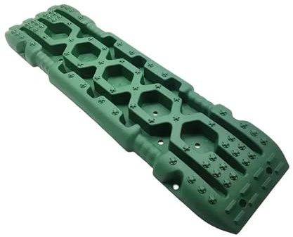 Bergungsbretter für Geländefahrzeuge Robustes, hochfestes 105 cm großes Offroad-Zubehör for Autos, Traktionsbretter, Schienenrettung, 4x4, Notfall-Rettungswerkzeug, Schnee, Sand, Schlamm(Green)