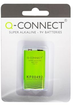 Q-Connect 9V högpresterande alkaliskt batteri KF00492
