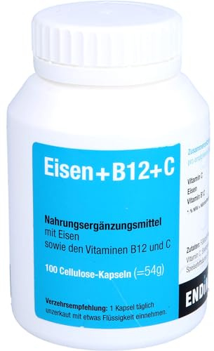 ENDIMA Eisen + B12 + C Kapseln, 100 St. Kapseln