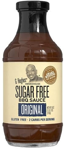 G Hughes Sauce Barbecue Original Sugar Free, 18 oz (2)
