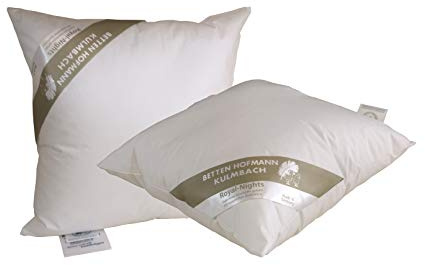Betten Hofmann 2 Stück Hofmanns Franken Kissen Kopfkissen Nackenkissen 40x40 waschbar 200 g