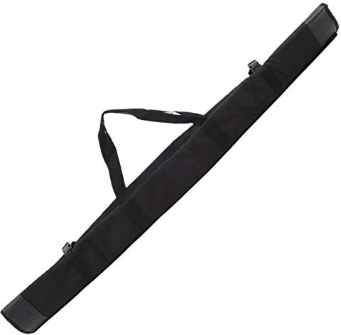 Fauitay Fishing Rutentasche, Angeltasche Rutentasche 130cm, Faltbarer Rutenkoffer Angelrutenbeutel Angelruten Ruten-Futteral Angelrute, Tasche, Spule, Tackle, Werkzeug, (Schwarz)