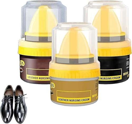 Crème de réparation pour cuir, cirage liquide pour chaussures, crème d'entretien pour chaussures avec applicateur éponge, réparation des rayures sur le cuir, protège le cuir de l'usure et des rayures