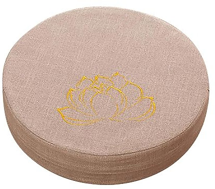 Septpenta Meditation Floor Cushion, Round Traditional Tibetan Meditation Cushion, Floor Cushion, Adult Seat Floor Cushion for Balcony, Living Room and Tatami Mats(Beige)
