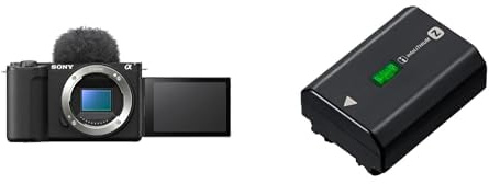 Sony ZV-E10 II | Appareil Hybride à objectifs interchangeables APS-C (Vidéo 4K60p 4:2:2 10 Bits, 26 MP, Stab. Digitale, Eye AF en Temps réel) + FZ100