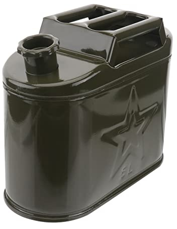 PLAFOPE Bidón De Gasolina Portátil Bidón Aceite Coche Diseño Ligero Antidosis Con Asa Doble y Boquilla De Vertido Para Almacenamiento y Transporte Seguro