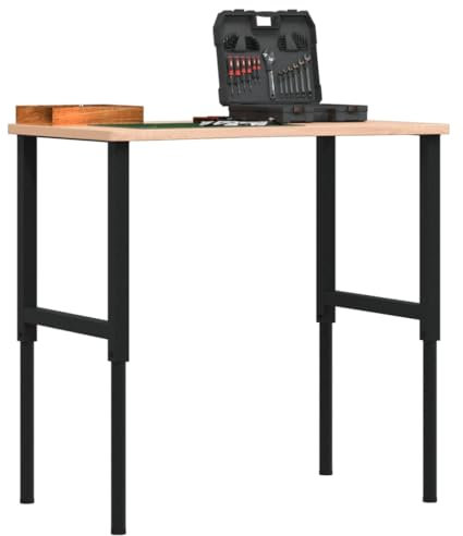 Furniture Select-Werkbank 100x(55-60) x(71,5-98) cm Massivholz Buche