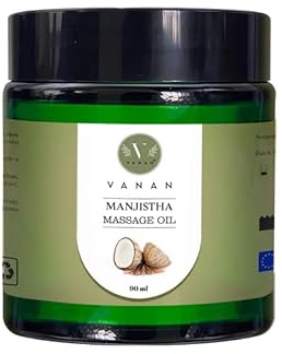 Manjistha Massage Oil - 90 ml | Natural Soothing and Brightening Skincare