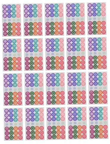 Angoily 20 Piezas Protector De Agujeros Para Carpetas Perforadora De Carpeta De Tamaño Medio Papel Adhesivo Transparente Reforzadores De Agujeros De Papel Plato De Séder Pegatinas