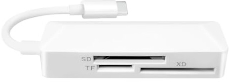 Durlo USB C höghastighetsminneskortläsare USB C-kortläsare TF SD XD 3-i-1-kortadapter för bärbar dator, telefon, surfplatta