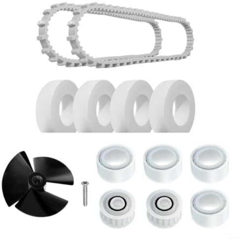 CashMuch Kit de pièces de rechange pour nettoyeur de piscine Dolphin, avec turbine 9995266-R1, courroies 9985006-r2, roues d'escalade 6101611-r4, poulies de guidage 3884997-R6