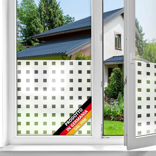 d-c-fix film pour fenêtre anti regard Cameau 67,5 cm x 1,5 m – film occultant statique pour vitres à motif moderne – adhérence statique, opaque, décoratif