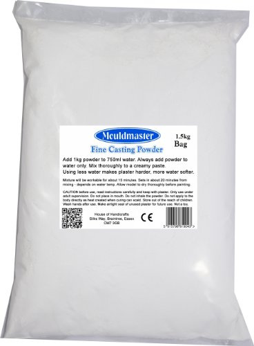 Mouldmaster 1.5 Kg Plaster of Paris, White