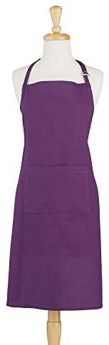 DII Everyday Basic Kitchen Collection, Chef Apron, Eggplant