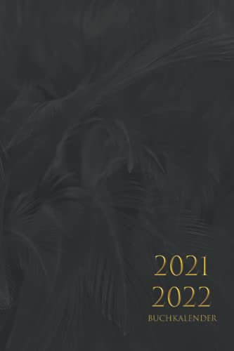 Buchkalender 2021 2022: A5 wochenplaner 21 - 22 , von Juni 21 bis Juni 22 , Kalenderbuch , Jahresplaner kalender , Terminplaner , schwarz