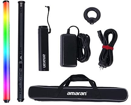 Aputure Amaran T2c RGBWW Photography Light Stick 20W Full-color 2500K-7500K 15 Built-in Lighting FX APP Control DMX