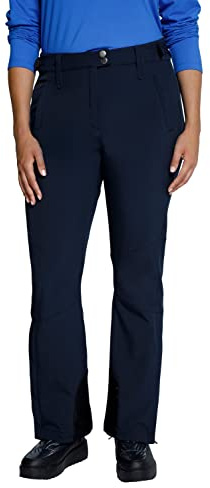 Ulla Popken Softshell byxor för kvinnor, marinblå, 44/L