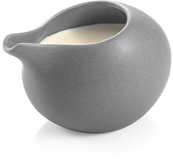 Tescoma 387324.43 Lechera de cerámica esmaltada gris, línea FANCY HOME Stones