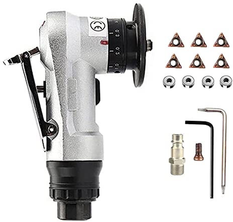 Karlak Anfaswerkzeug,Pneumatische Anfasmaschine, Schreiner-Anfaswerkzeug, tragbare Handschleifmaschine, Metall, Holz, Acryl, Entgraten, Anfasen, Beschneiden