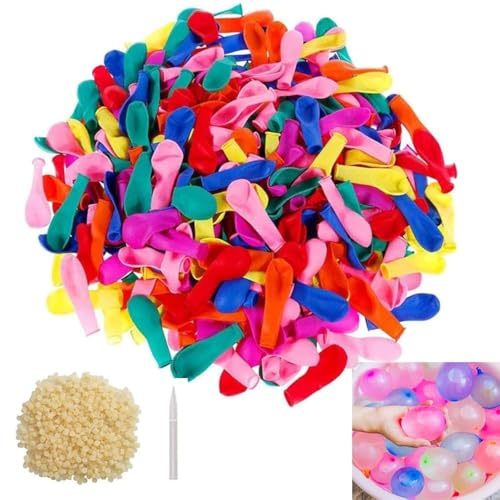 FaJoek Ballons d'Eau Multicolore - Kit de Recharge 120 PCS Water Balloons - Bombes à Eau Combat