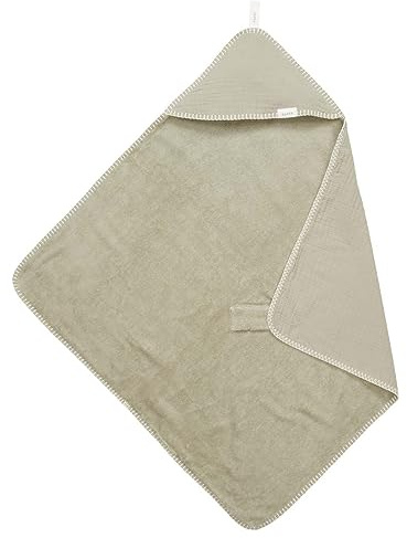 Koeka Baby Einschlagdecke - Für Babyschale - Für Wippe - Für Kinderwagen - Ideal Für Unterwegs - Sommertuch - Faro - Musselin Baumwolle - Grün - 100x100 cm