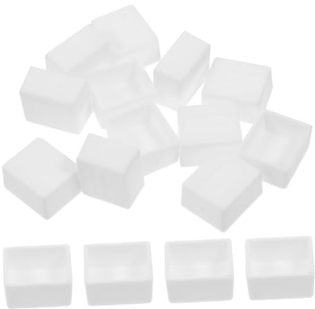 STOBOK Mezze Vaschette Vuote per Acquerelli in Plastica per Conservare Le Vernici Robuste Ermetiche Facili da Manutenere