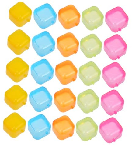 Cabilock 24piezas De Reutilizables De Plástico Para Bebidas Moldes De Convenientes Perfectos De Verano y Cócteles