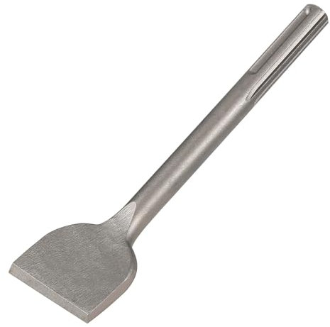 1 Stück SDS MAX Skalierungsmeißel, 75 x 250 mm, elektrischer Hammer, breiter gebogener Fliesenmeißel for Wand, Beton, Fliesenentfernung, Mauerwerk, Bohrer, Schaufel