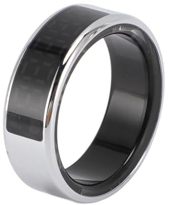 Cuifati Smart Ring, BT Smart Fitness Tracker IP68 Water Proof mit Ladekoffer, Multi -Sport -Modi Health Smart Ring Langlebige Akkulaufzeit, Fitness, Radfahren und Laufen (#10)