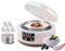 Probiotic Yogurt Maker with Temperature Control,Yogurt Maker 36 Hour,Probiotischer Joghurtbereiter,Joghurtmaschine mit LCD-Display,Elektischer Joghurtbereiter,Joghurtmaschine für Hause (mit 5 Gläsern)