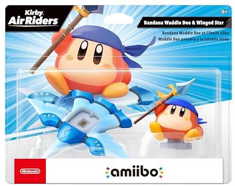 Toys to Life: Nintendo amiibo - Kirby Air Riders - Bandana Waddle Dee & Winged Star