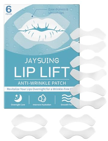 HUVZOR 6 Bandes Anti-Âge Élastiques - Lissant les Rides du Front, Raffermissant la Peau | Soin Hydratant Nuit, Correction Ciblée et Effet Lift Immédiat pour une Peau Jeune