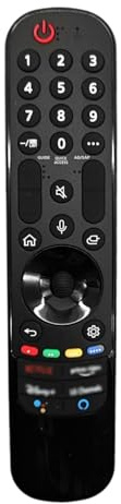 JZK Control Remoto mágico por Voz para LG televisores MR21GA, MR22GN, MR23GA, con Control por Voz y Puntero, Control Remoto de Repuesto para LG televisores Inteligentes