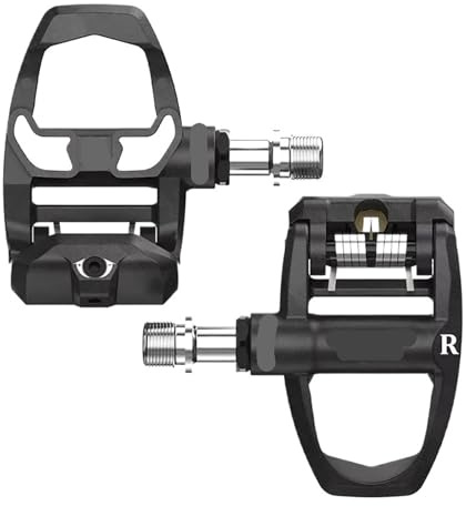 Generisch Fahrradpedale for Rennräder, Klickpedale aus ultraleichtem Nylon mit Selbstverriegelung, for Fahrradteile(CRABON-Titanium)
