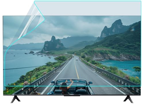 Generisch 65 Inch TV Screen Protector with Blue Light Filter, TV Anti-Glare Film, Anti-Glare Film, Dust-Repellent Protective Film (1429 x 804 mm)