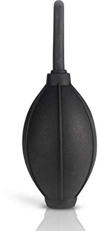 Ares Foto® Blasebalg Druckluftreiniger Luftbläser Staubreiniger, Dust Air Blower Cleaner. Schwarzes Premium-Silikon, weiche Spitze verhindert Kratzer. Für Kamera DSLR, Sensor, Objektiv und Filter Reinigung