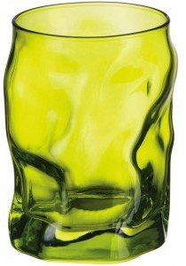 3 verres colorés source verte verres savoureux 30 cl eau vin Bormioli
