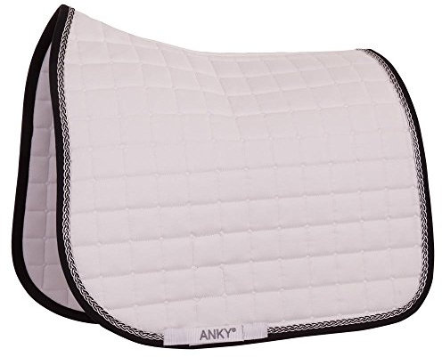 Anky Schabracke Braided - Weiß - Gr. Dressur Pferd